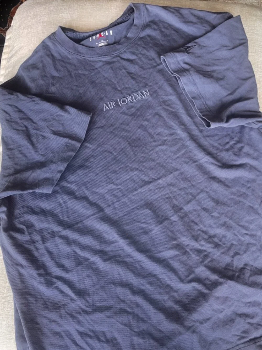 Jordan M Light Blue Crew T Sz XL